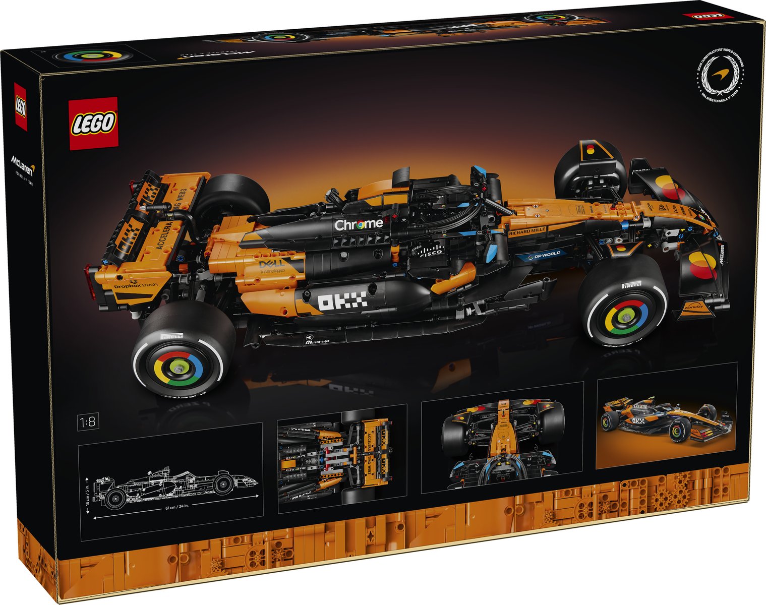 LEGO 42228 LEGO® Technic 42228 - McLaren MCL39 F1® Rennwagen – Verpackung hinten
