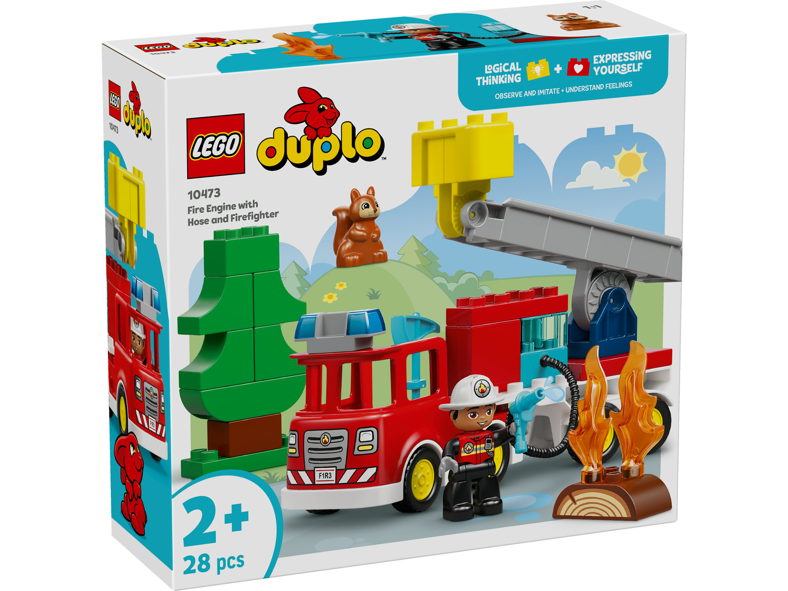 LEGO® DUPLO Town 10473 - Löschauto mit Schlauch und Feuerwehrmann