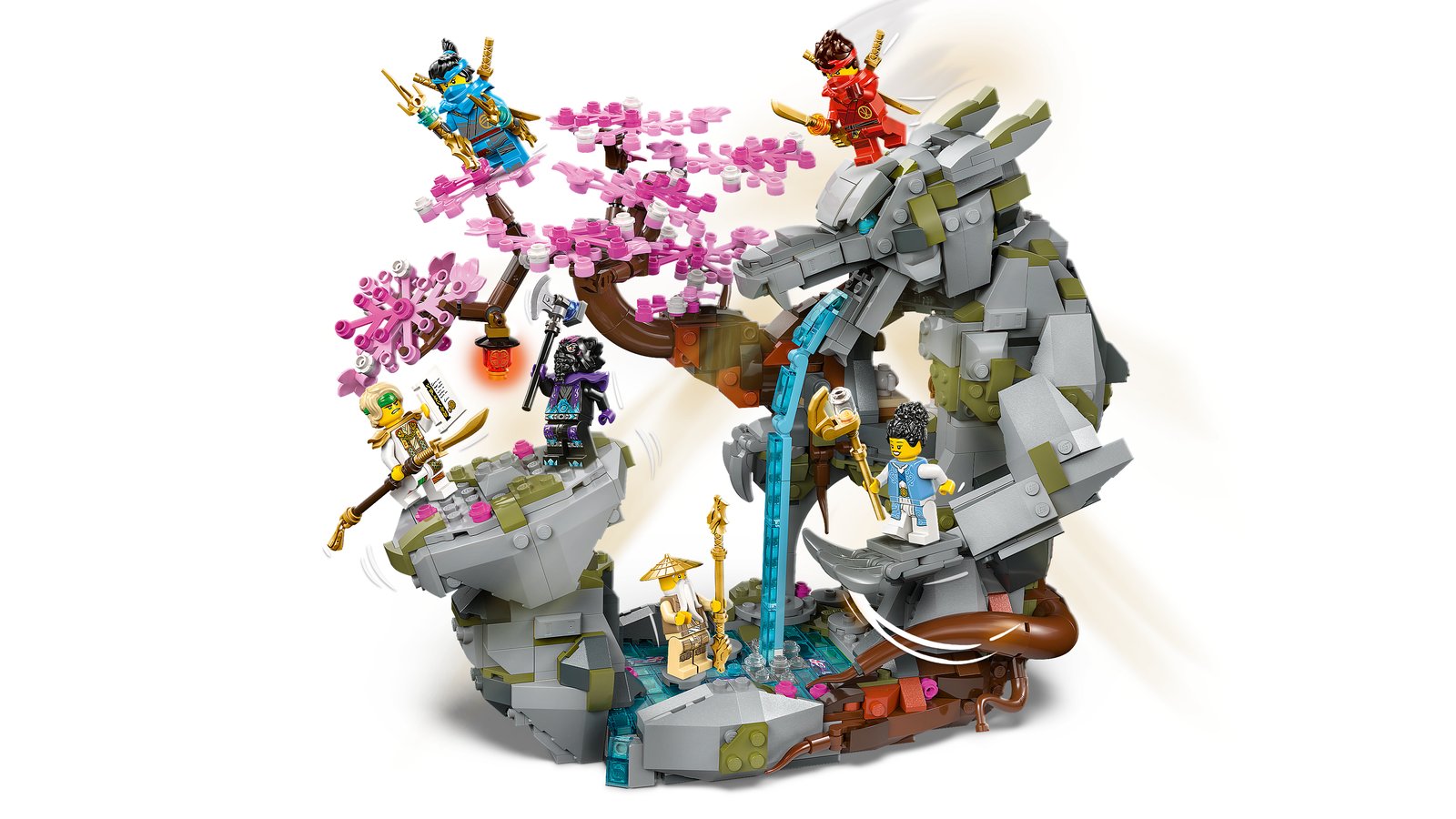 LEGO 71819 LEGO® Ninjago 71819 - Drachenstein-Tempel – Primaeres Produktbild