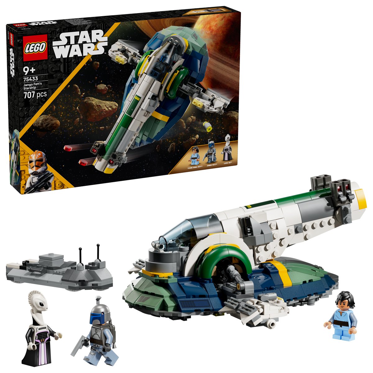 LEGO 75433 LEGO® Star Wars™ 75433 - Jango Fetts Sternenschiff – Box & Produkt