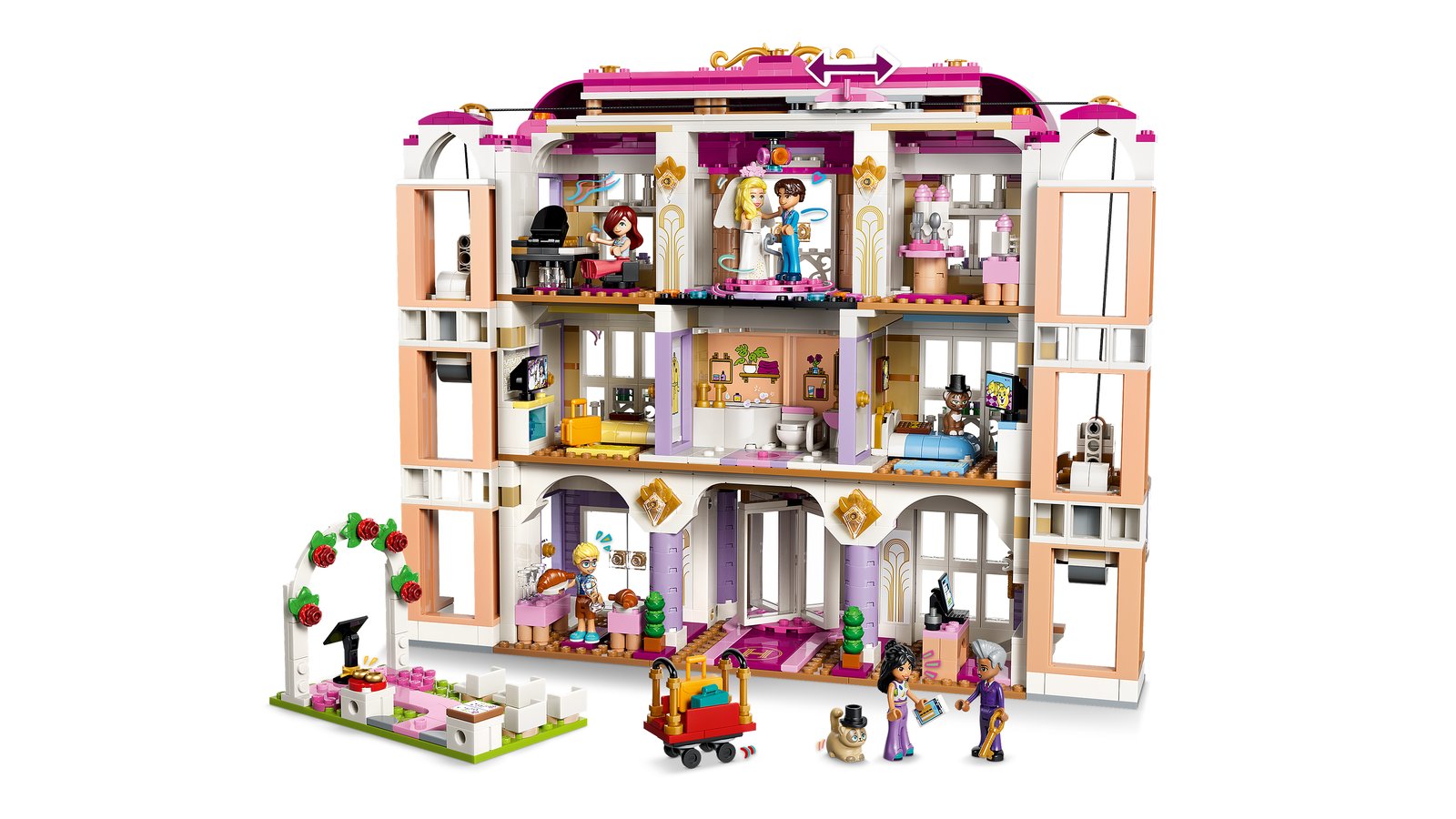 LEGO 42704 LEGO® Friends 42704 - Das Grandhotel von Heartlake City – Detailansicht 3