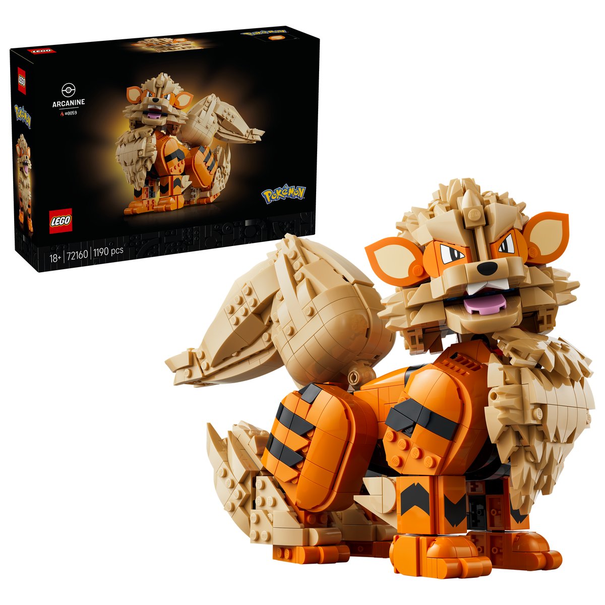 LEGO 72160 LEGO® Pokémon™ 72160 - Arkani – Box & Produkt