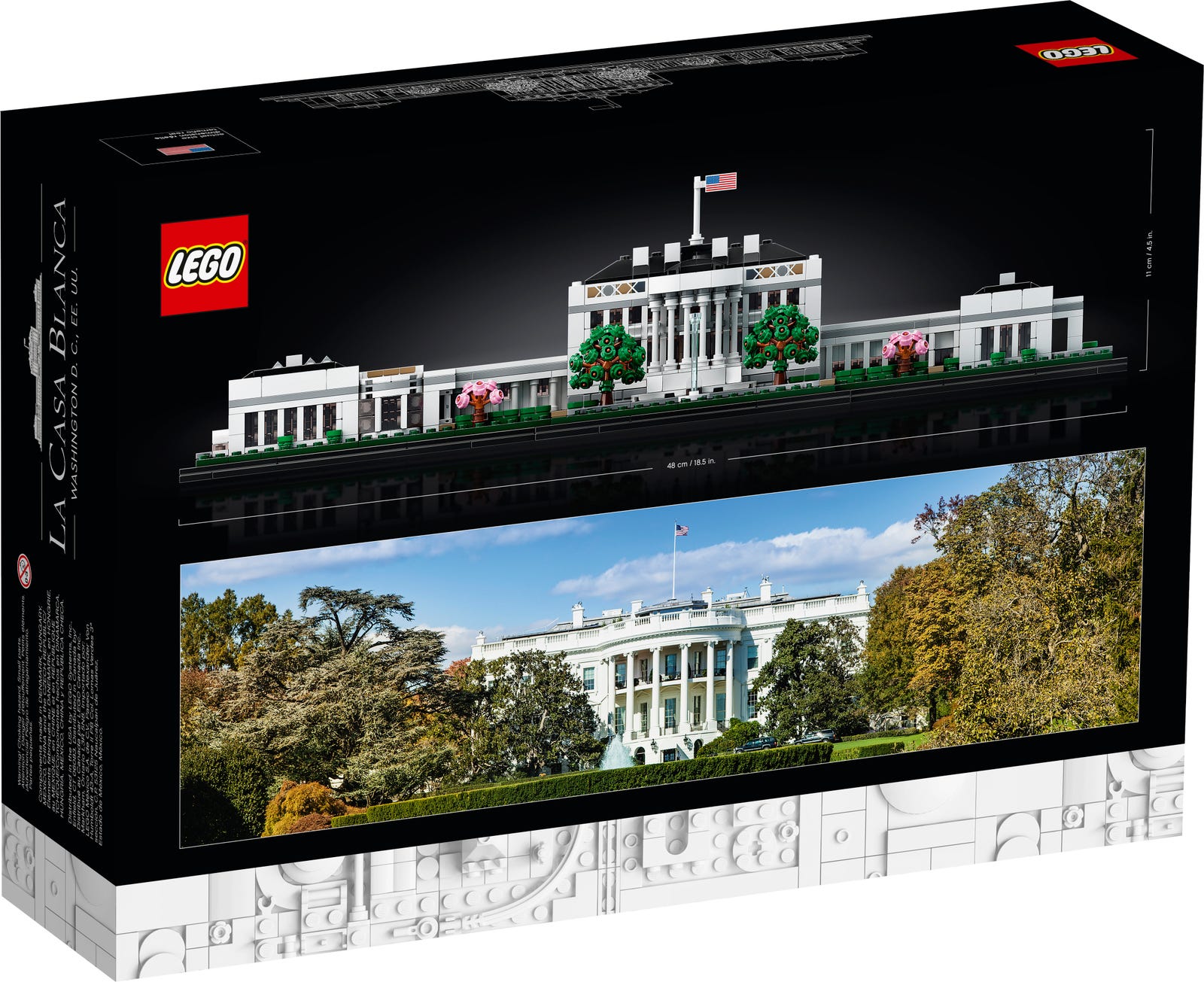 LEGO® Architecture 21054 - Das Weiße Haus - Box back
