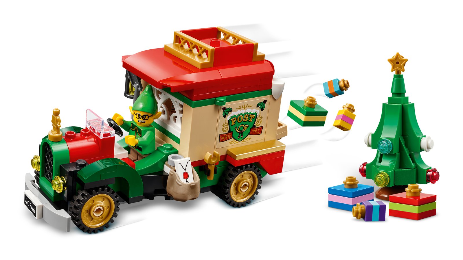 LEGO 40746 LEGO® Iconic 40746 - Lieferwagen des Weihnachtsmanns – Primaeres Produktbild