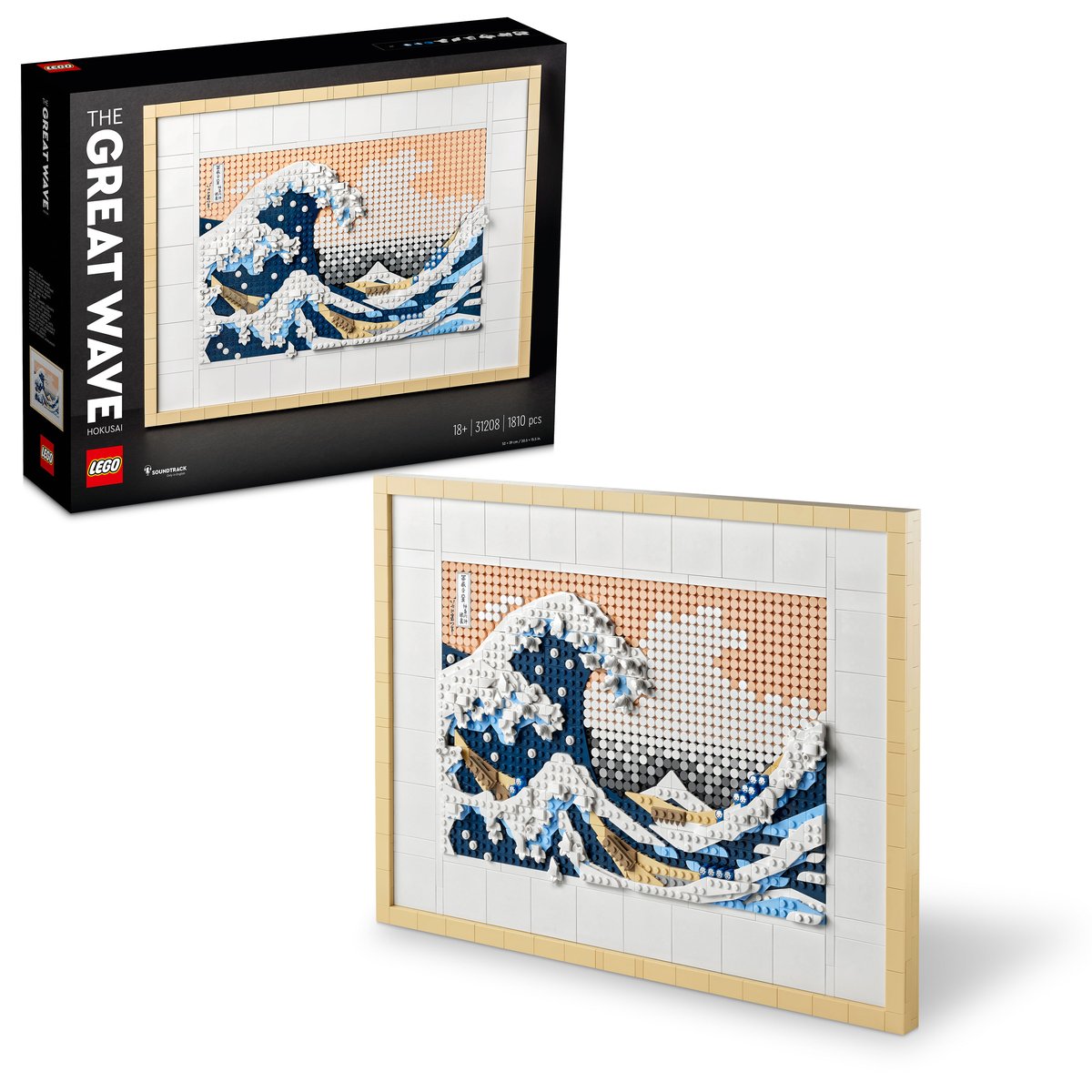 LEGO 31208 LEGO® Art 31208 - Hokusai – Große Welle – Box & Produkt