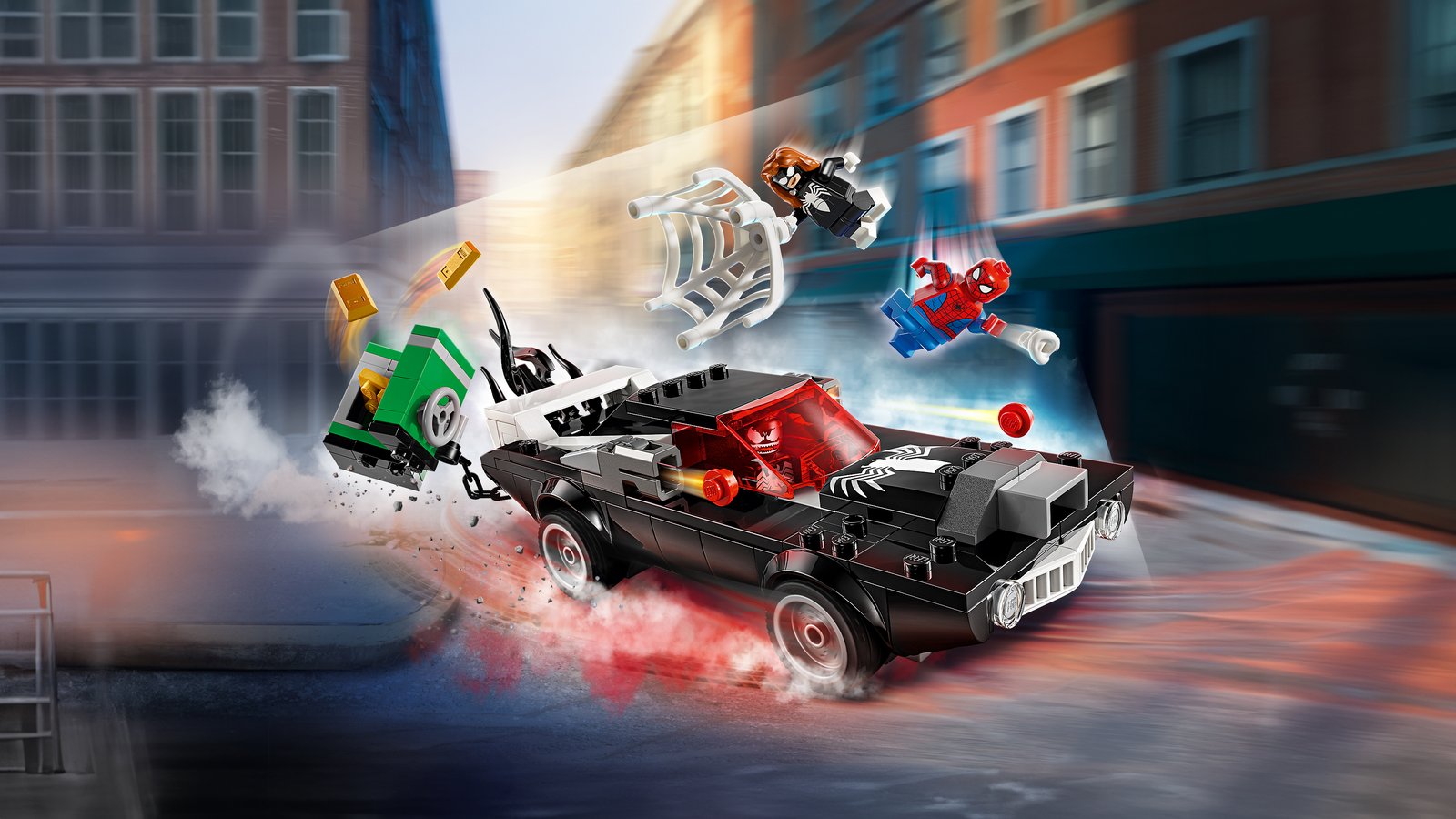 LEGO 76309 LEGO® Super Heroes 76309 - Spider-Man vs. Venom Muscle-Car – Primaeres Produktbild