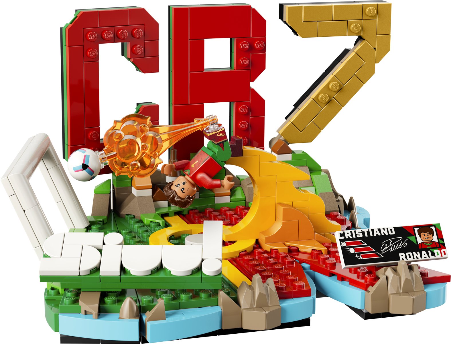 LEGO 43012 LEGO® Editions 43012 - Cristiano Ronaldo – Fußball-Highlights – Produktfoto