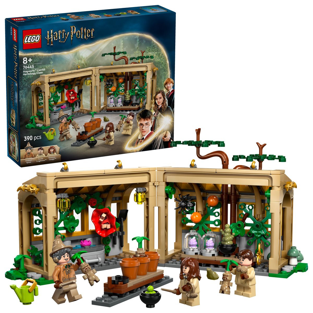 LEGO 76445 LEGO® Harry Potter™ 76445: Schloss Hogwarts™: Kräuterkundeunterricht – Box & Produkt