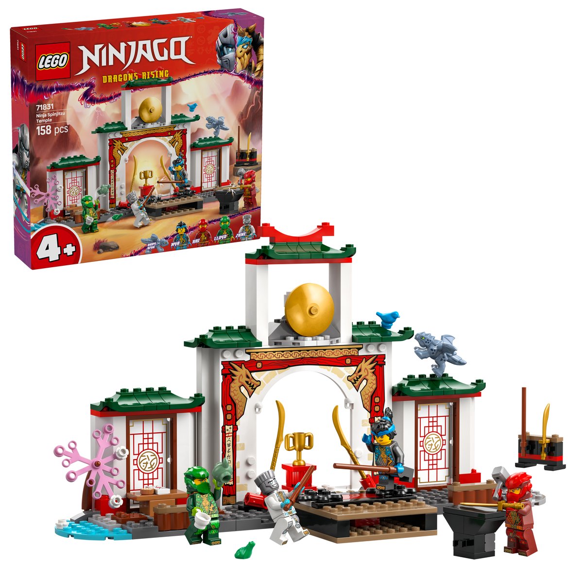 LEGO 71831 LEGO® Ninjago 71831 - Spinjitzu-Tempel der Ninja – Box & Produkt