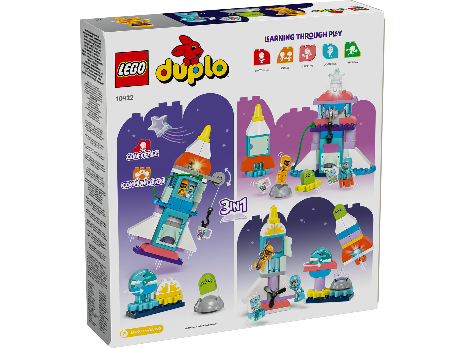LEGO® DUPLO 10422 - 3-in-1-Spaceshuttle für viele Abenteuer