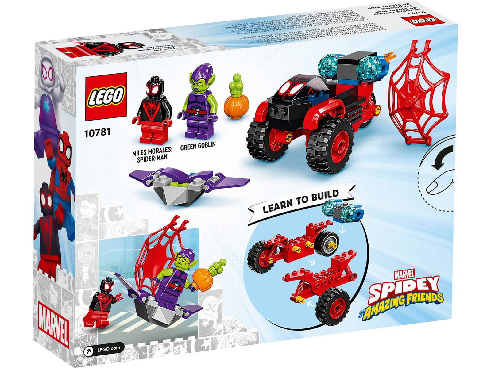 LEGO® Marvel 10781 - Miles Morales: Spider-Mans Techno-Trike