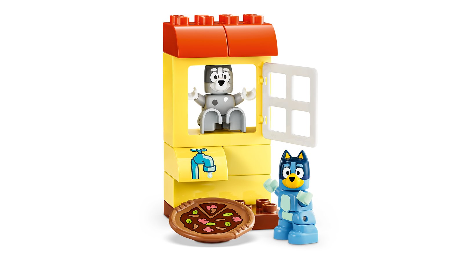 LEGO 10469 LEGO® DUPLO® Bluey 10469 - Pizza-Schwestern mit Muffin und Bluey – Detailansicht 2