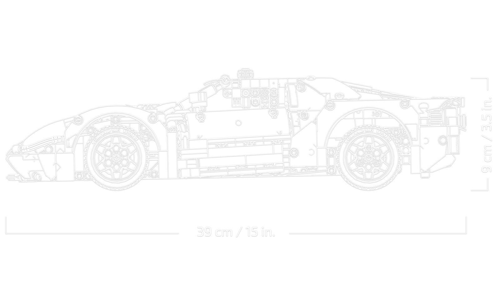 LEGO 42154 LEGO® Technic 42154 - Ford GT 2022 – Detailansicht 5