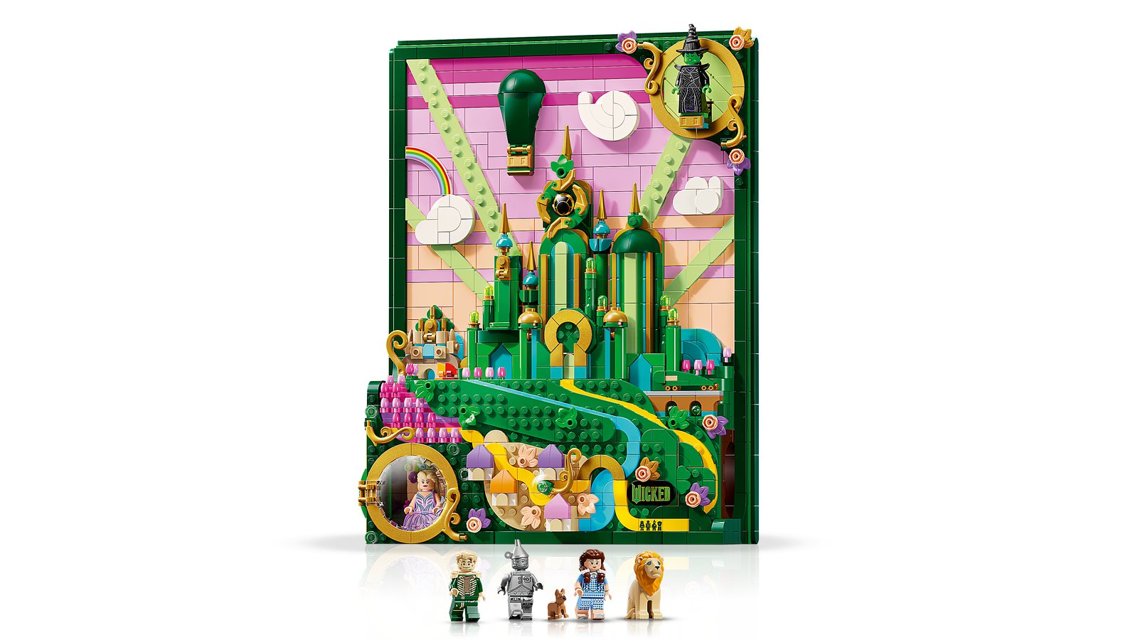 LEGO 75685 LEGO® Wicked 75685 - Emerald City Wandkunst – Primaeres Produktbild