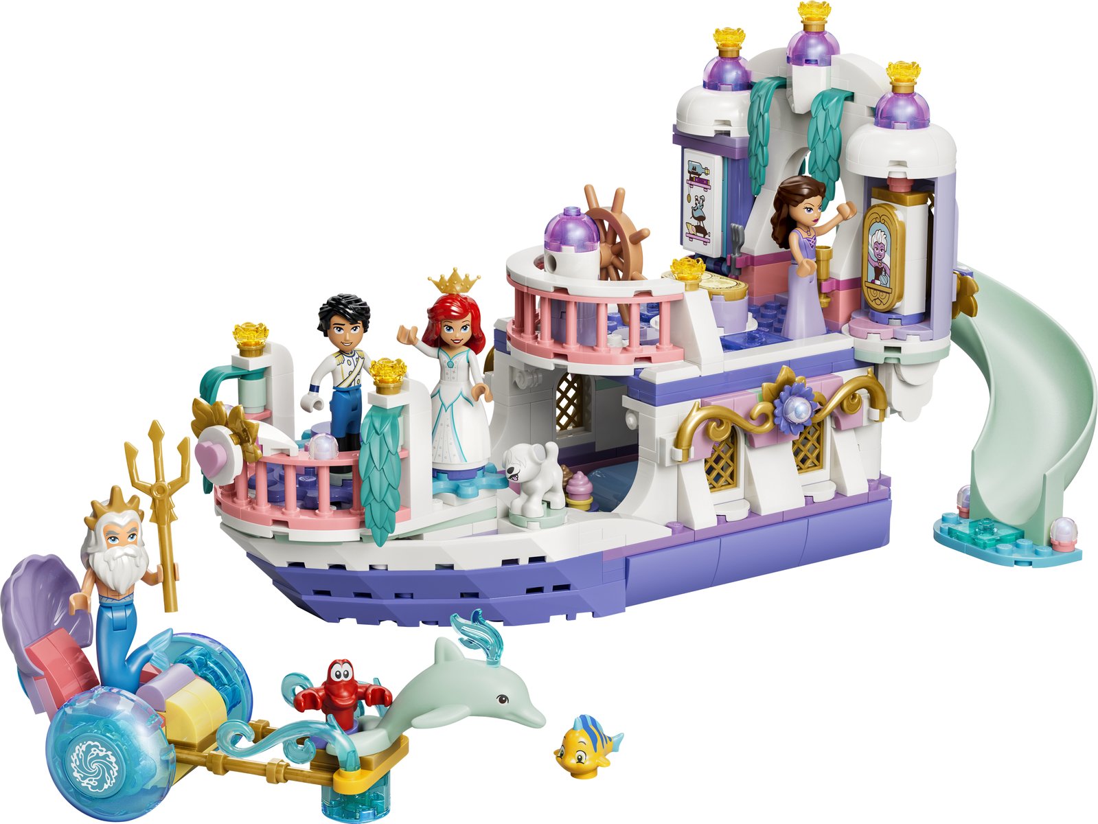 LEGO 43299 LEGO® ǀ Disney Princess 43299 - Arielles Königliches Hochzeitsboot – Produktfoto