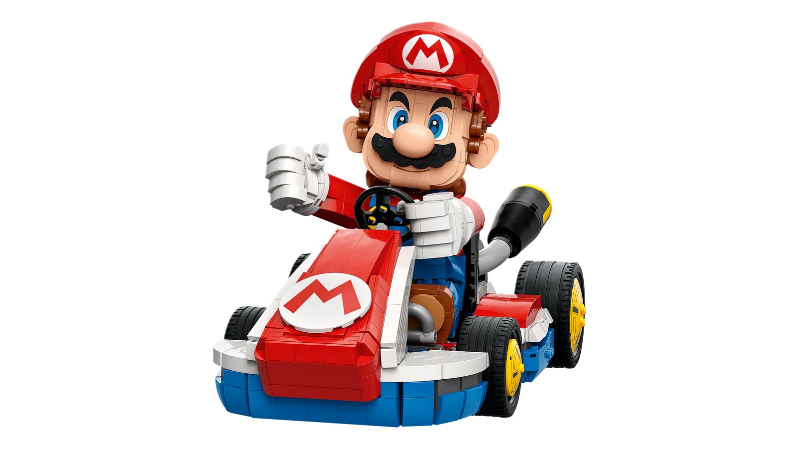 LEGO 72037 LEGO® Super Mario 72037 - Mario Kart™: Mario & Standard-Kart – Detailansicht 4
