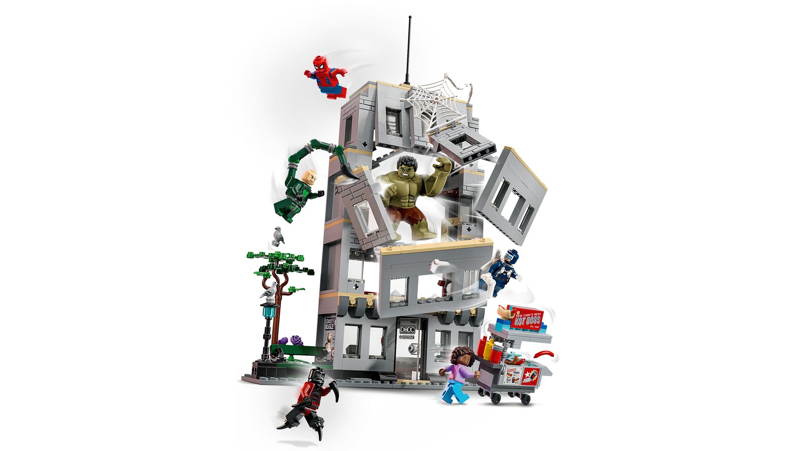 LEGO 76350 LEGO® ǀ Marvel 76350 - Großer Showdown: Spider-Man vs. Hulk – Primäres Produktbild