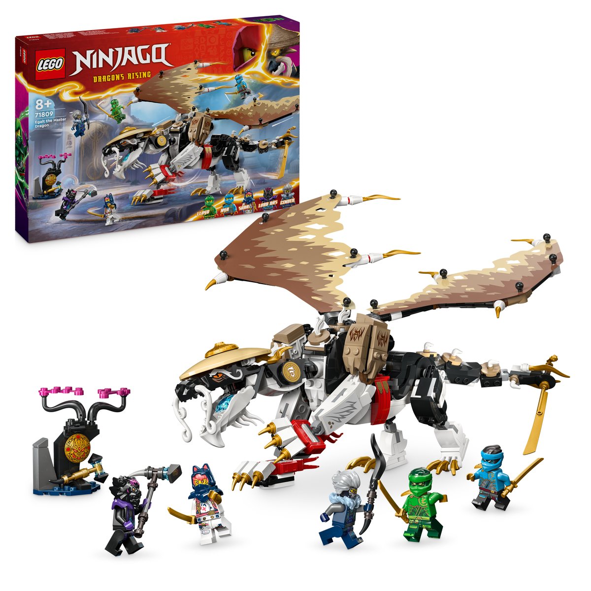 LEGO 71809 LEGO® Ninjago 71809 - Egalt der Meisterdrache – Box & Produkt