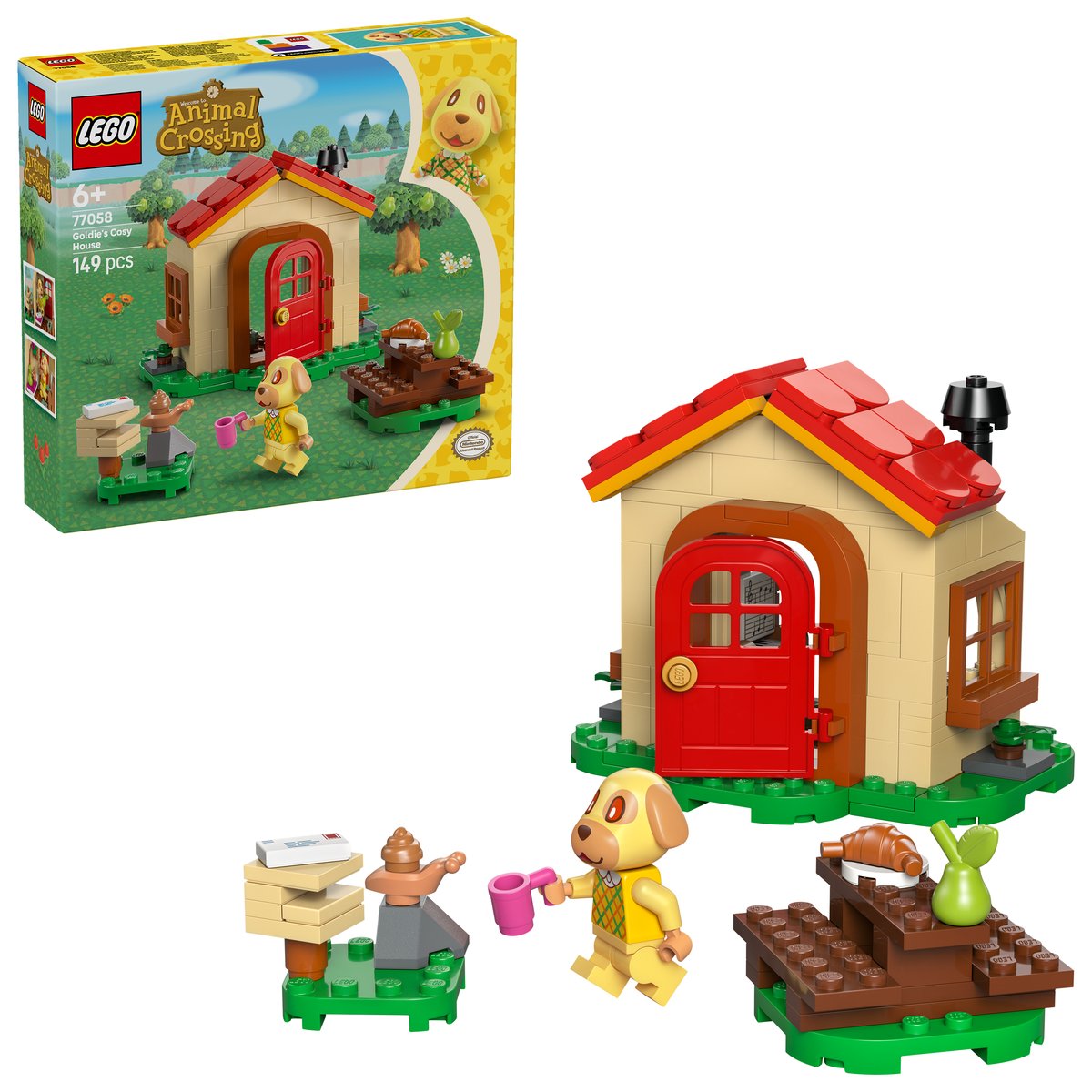 LEGO 77058 LEGO® Animal Crossing 77058 - Bienchens gemütliches Haus – Box & Produkt
