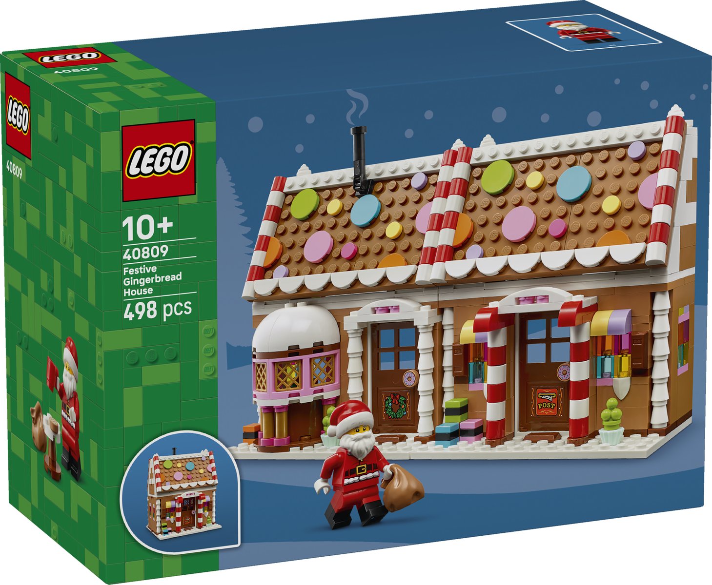 LEGO 40809 LEGO® LEGO Iconic 40809 - Weihnachtliches Lebkuchenhaus – Verpackung vorne