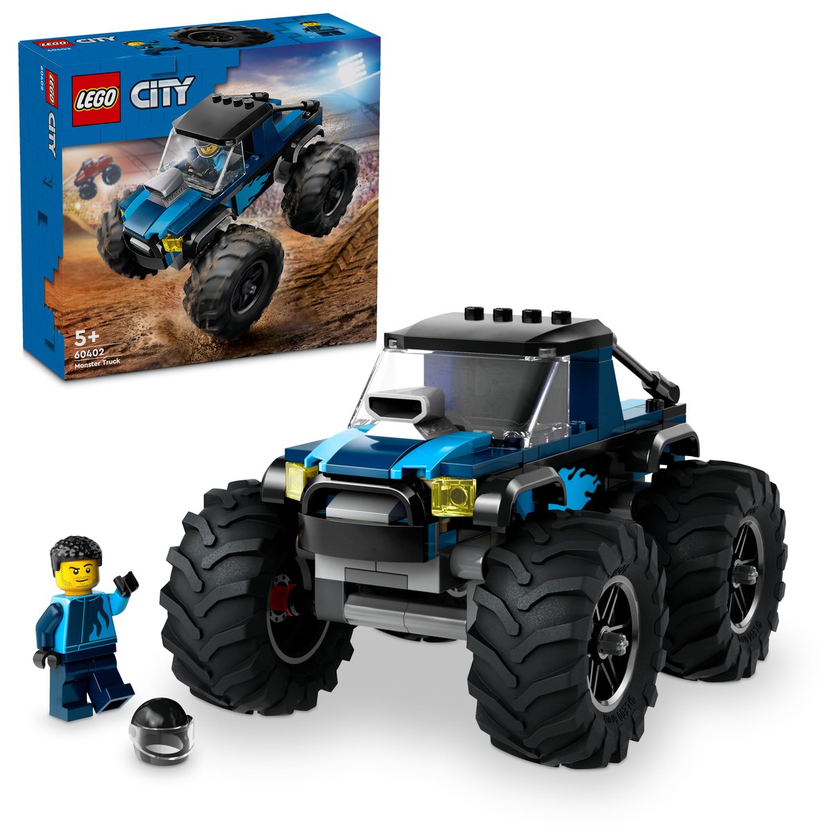 LEGO 60402 LEGO® City 60402 - Blauer Monstertruck – Box & Produkt