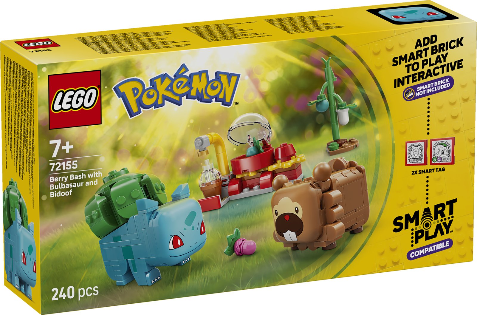 LEGO 72155 LEGO® Pokémon™ 72155 - SMART Play™: Beerenfete mit Bisasam und Bidiza – Verpackung vorne