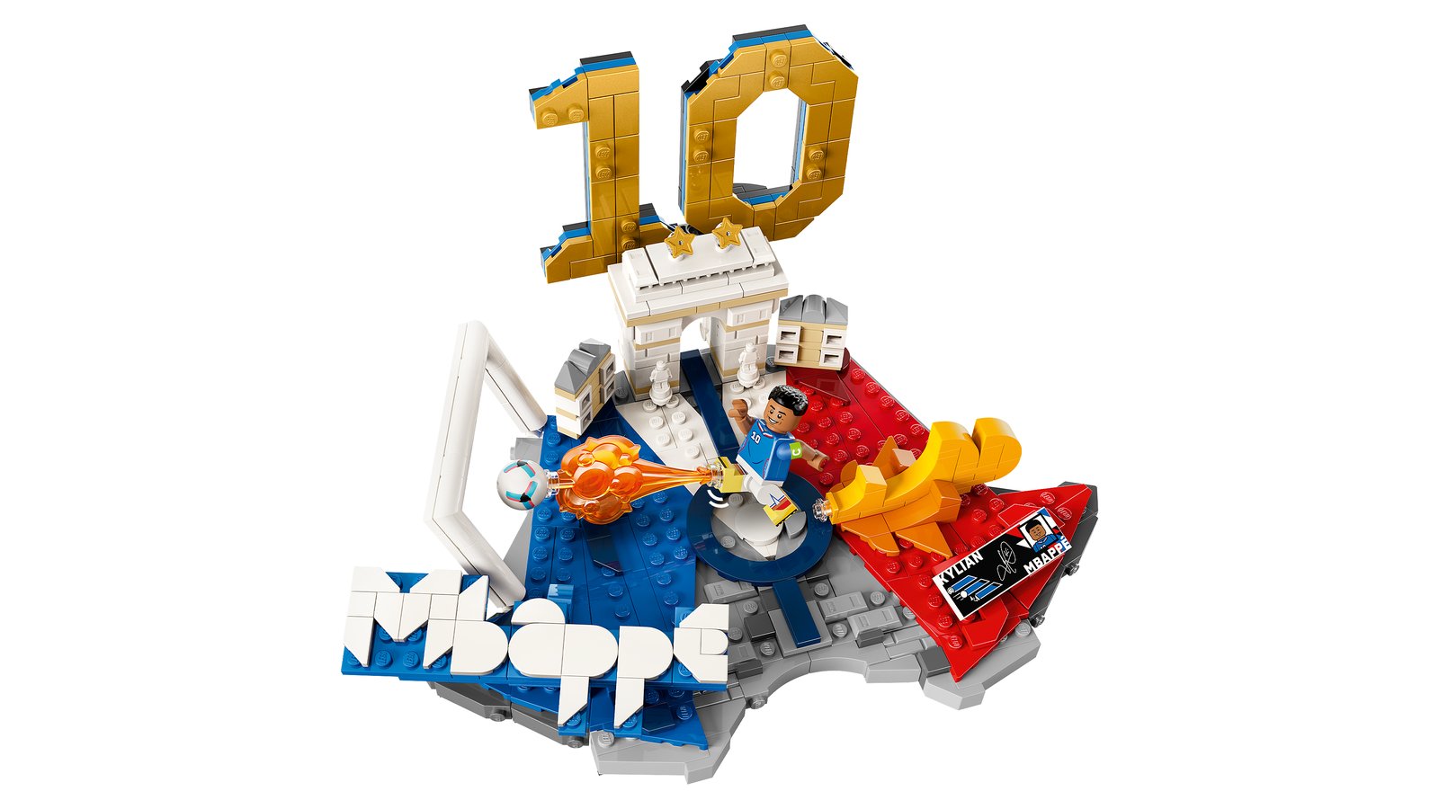 LEGO 43013 LEGO® Editions 43013 - Kylian Mbappé – Fußball-Highlights – Detailansicht 2