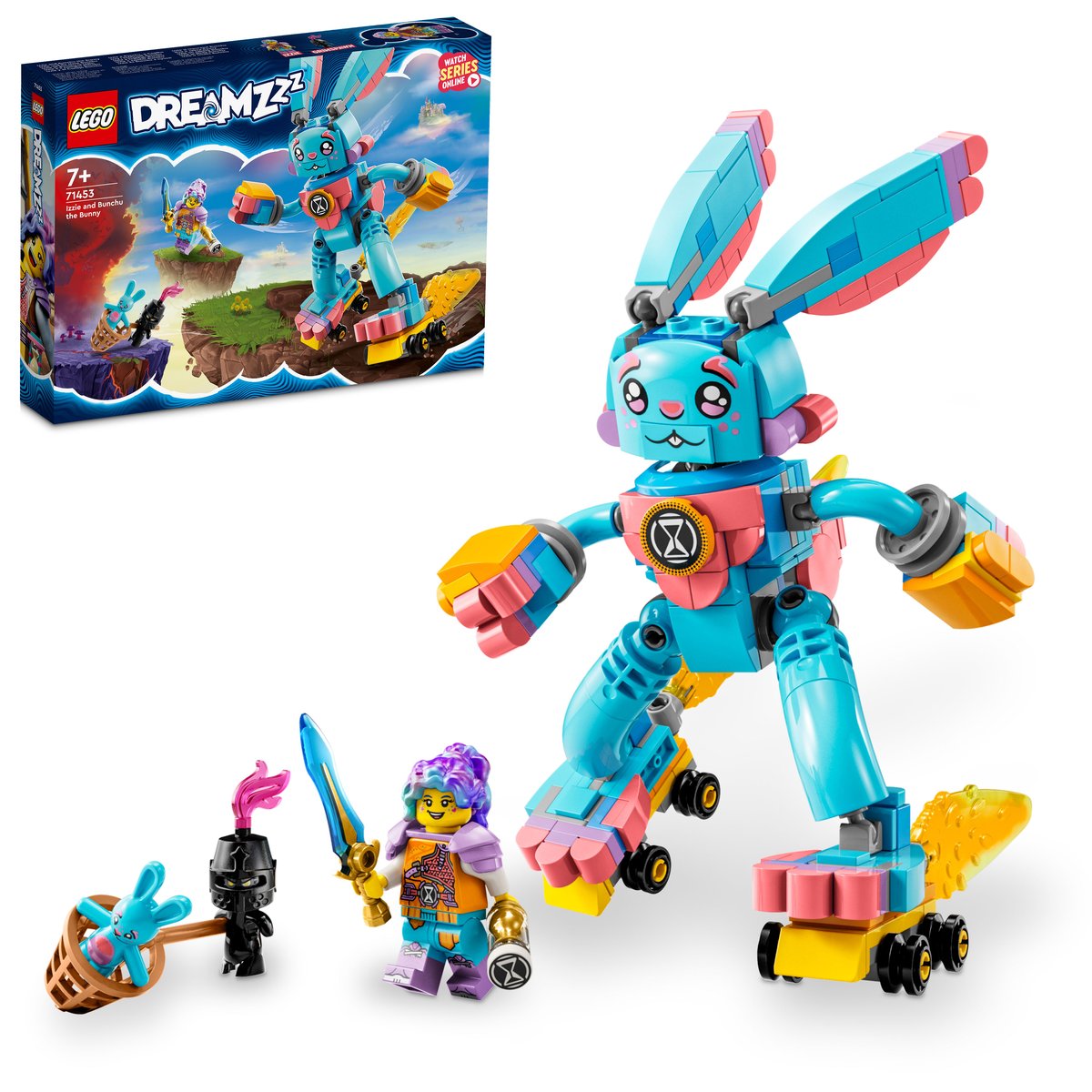 LEGO 71453 LEGO® DREAMZzz 71453 - Izzie und ihr Hase Bunchu – Box & Produkt