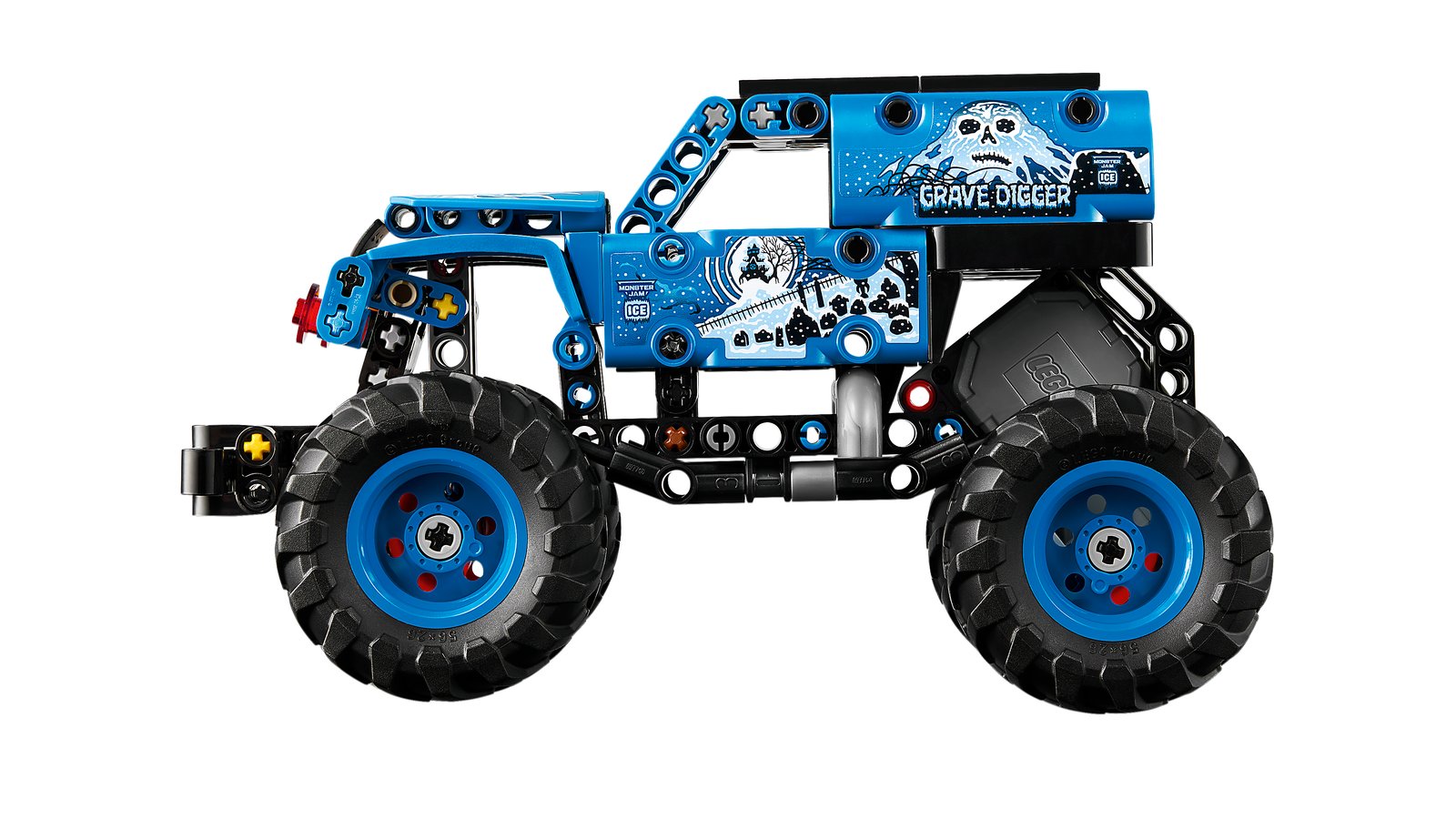 LEGO 42219 LEGO® Technic 42219 - Monster Jam™ Grave Digger™ Feuer und Eis – Detailansicht 1