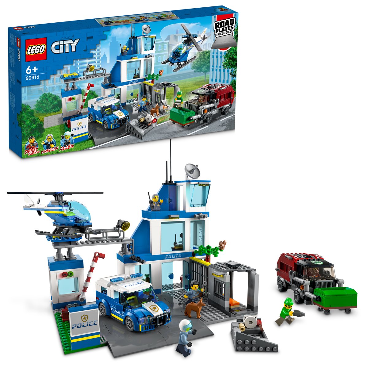 LEGO 60316 LEGO® City 60316 - Polizeistation – Box & Produkt