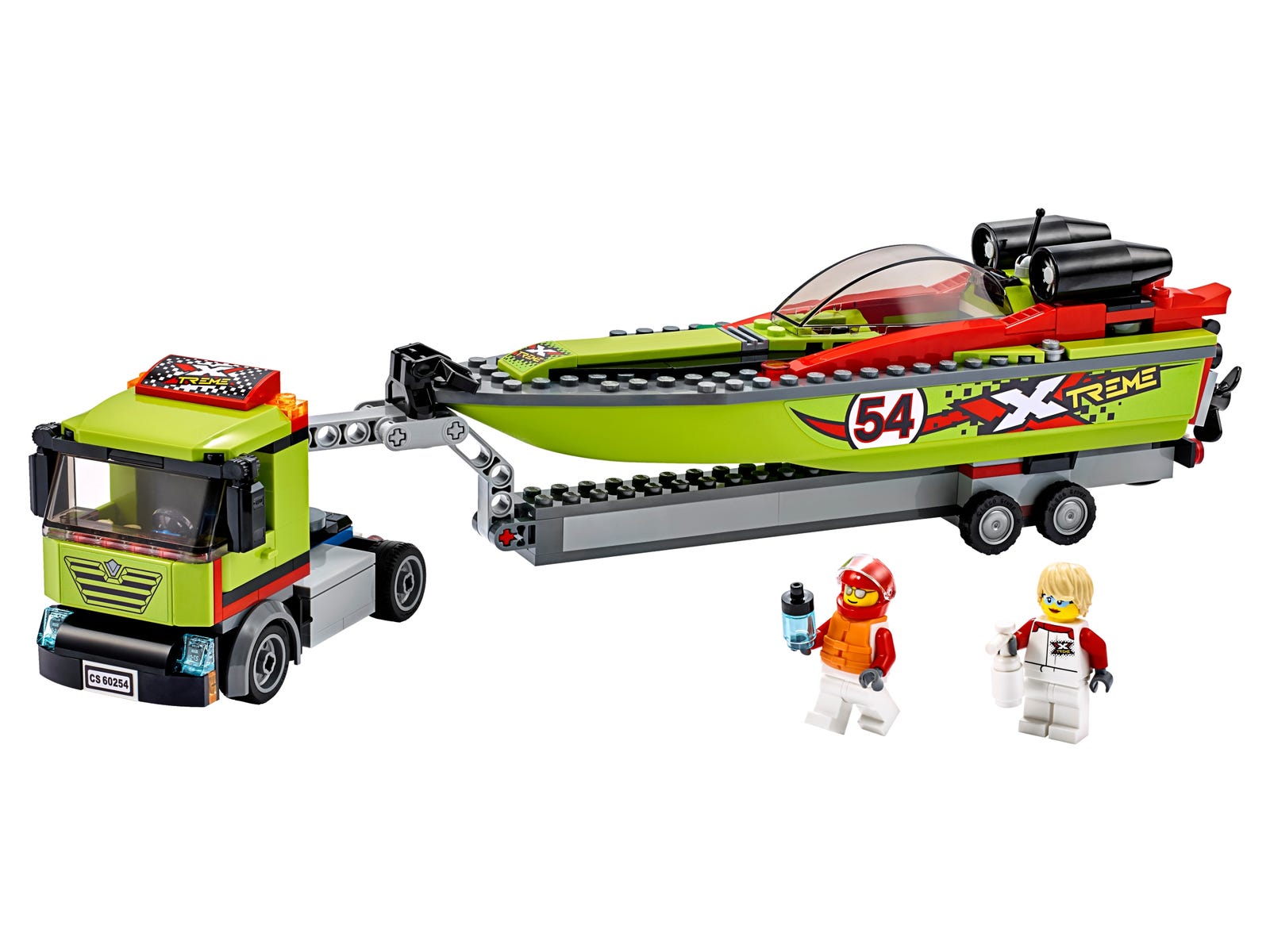 LEGO® City 60254 - Rennboot-Transporter - Set