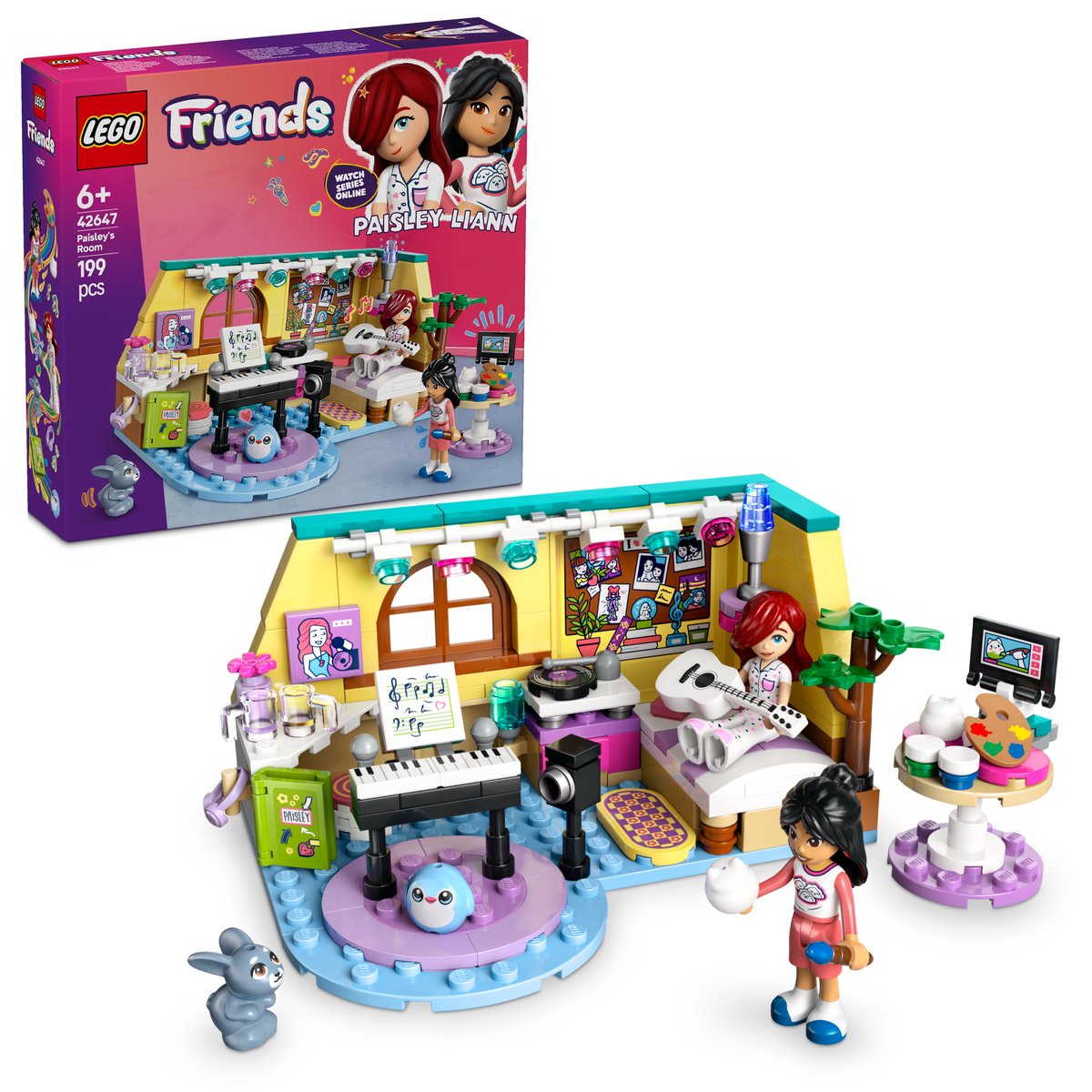 LEGO 42647 LEGO® Friends 42647 - Paisleys Zimmer – Box & Produkt
