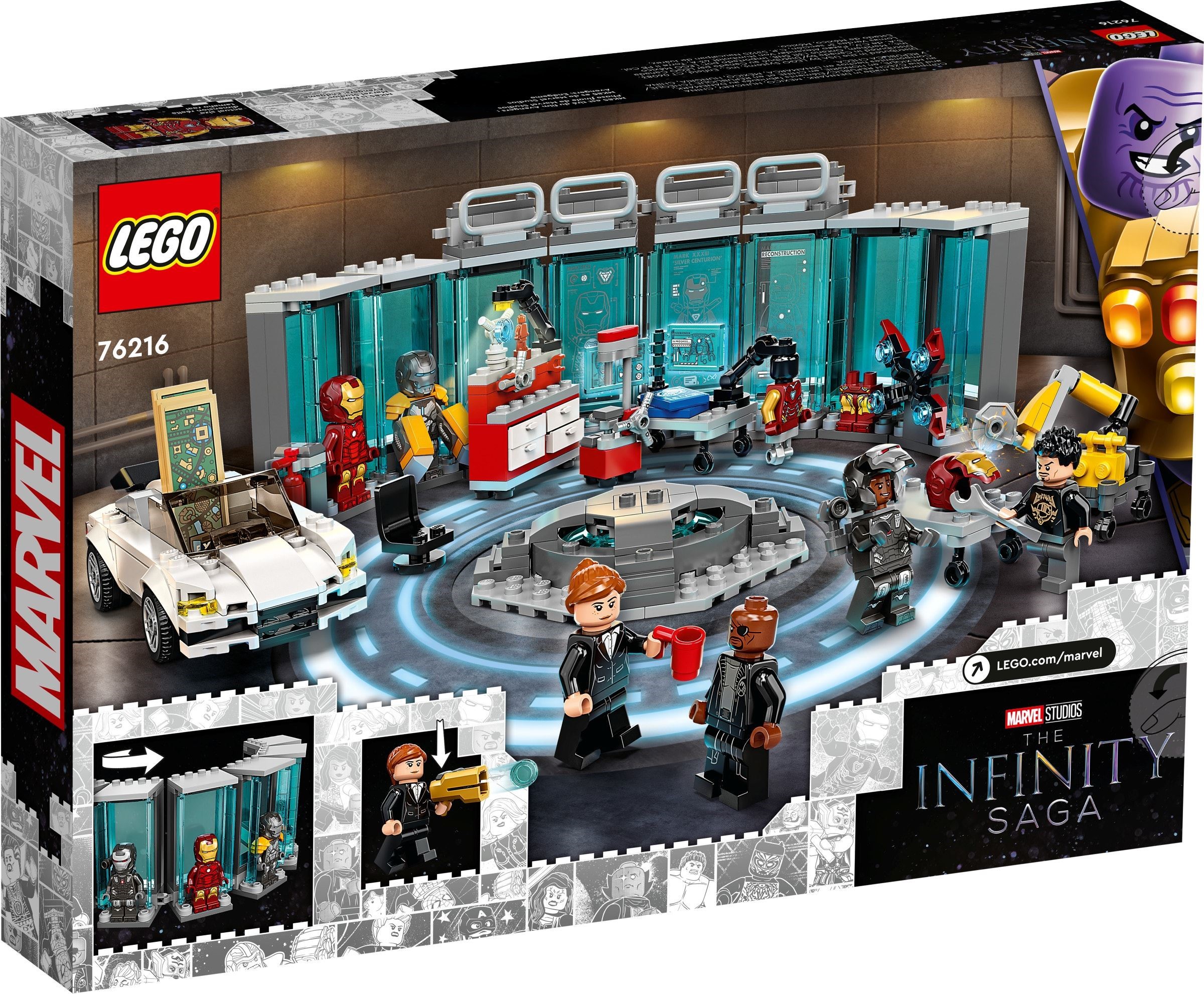 LEGO® Marvel 76216 - Iron Mans Werkstatt