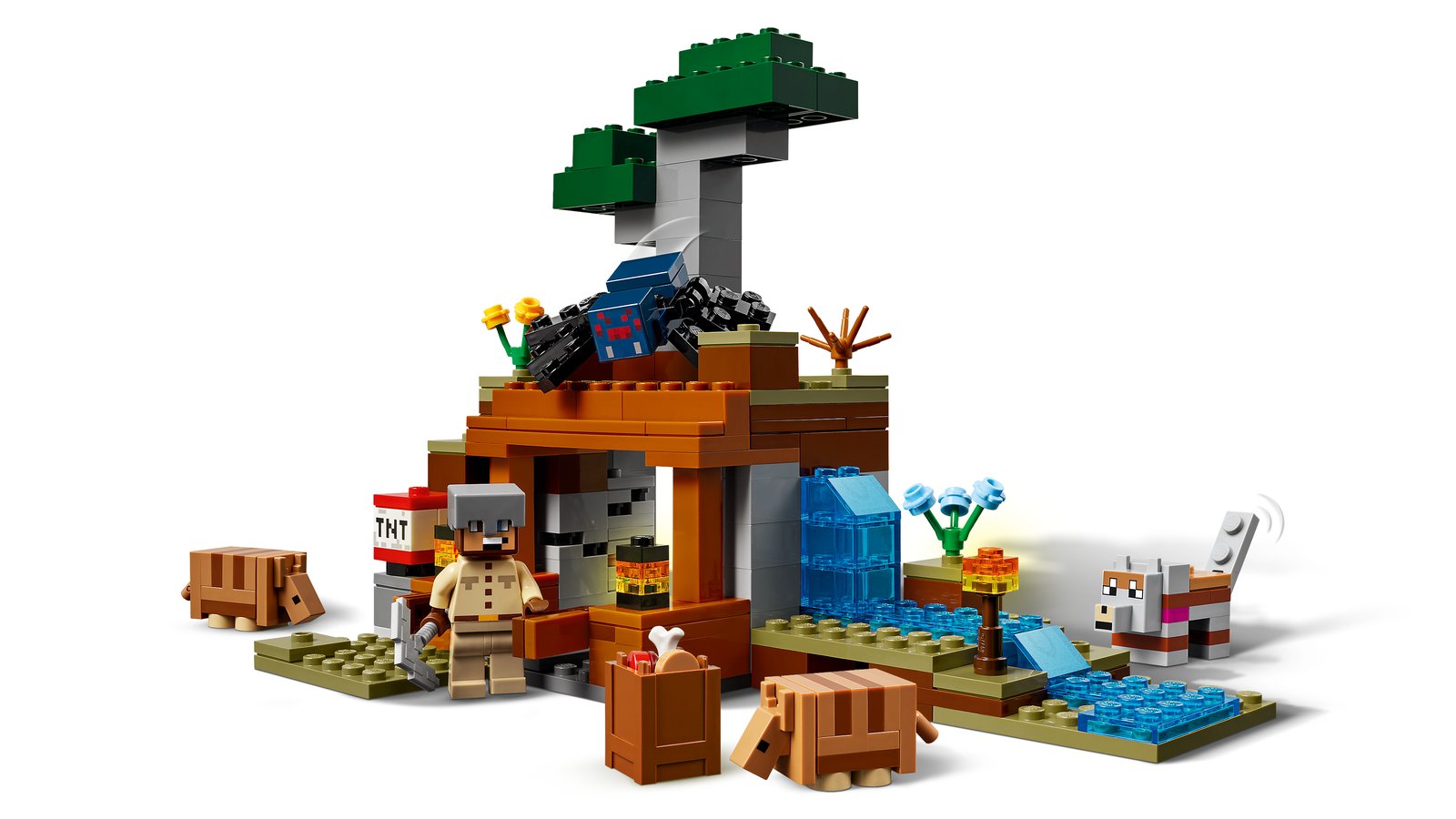 LEGO 21269 LEGO® Minecraft 21269 - Die Expedition zur Gürteltiermine – Primaeres Produktbild