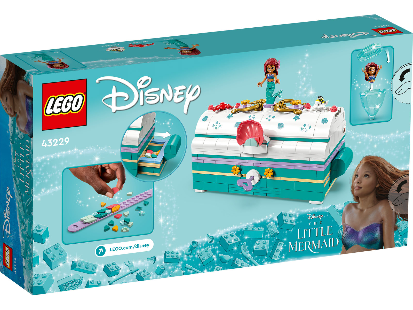 LEGO® Disney 43229 - Arielles Schatztruhe
