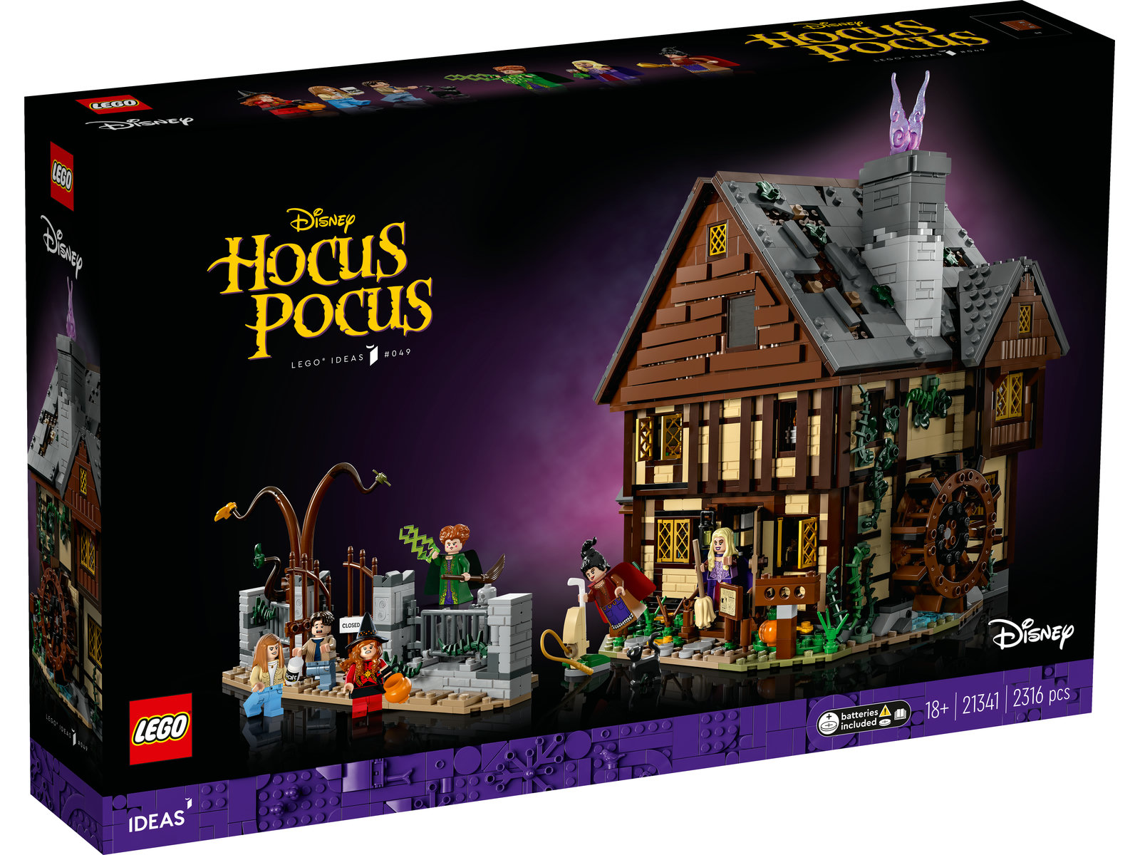 LEGO® Ideas 21341 - Disney Hocus Pocus: Das Hexenhaus der Sanderson-Schwestern LEGO® Ideas 21341 - Disney Hocus Pocus: Das Hexenhaus der Sanderson-Schwestern