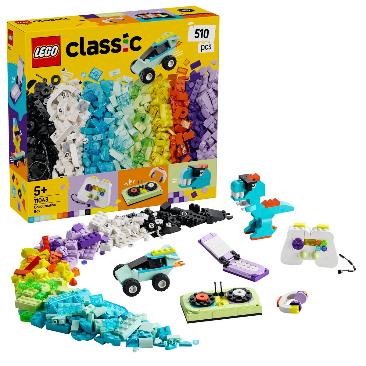 LEGO 11043 LEGO® Classic 11043 - Cooles Kreativset – Box & Produkt
