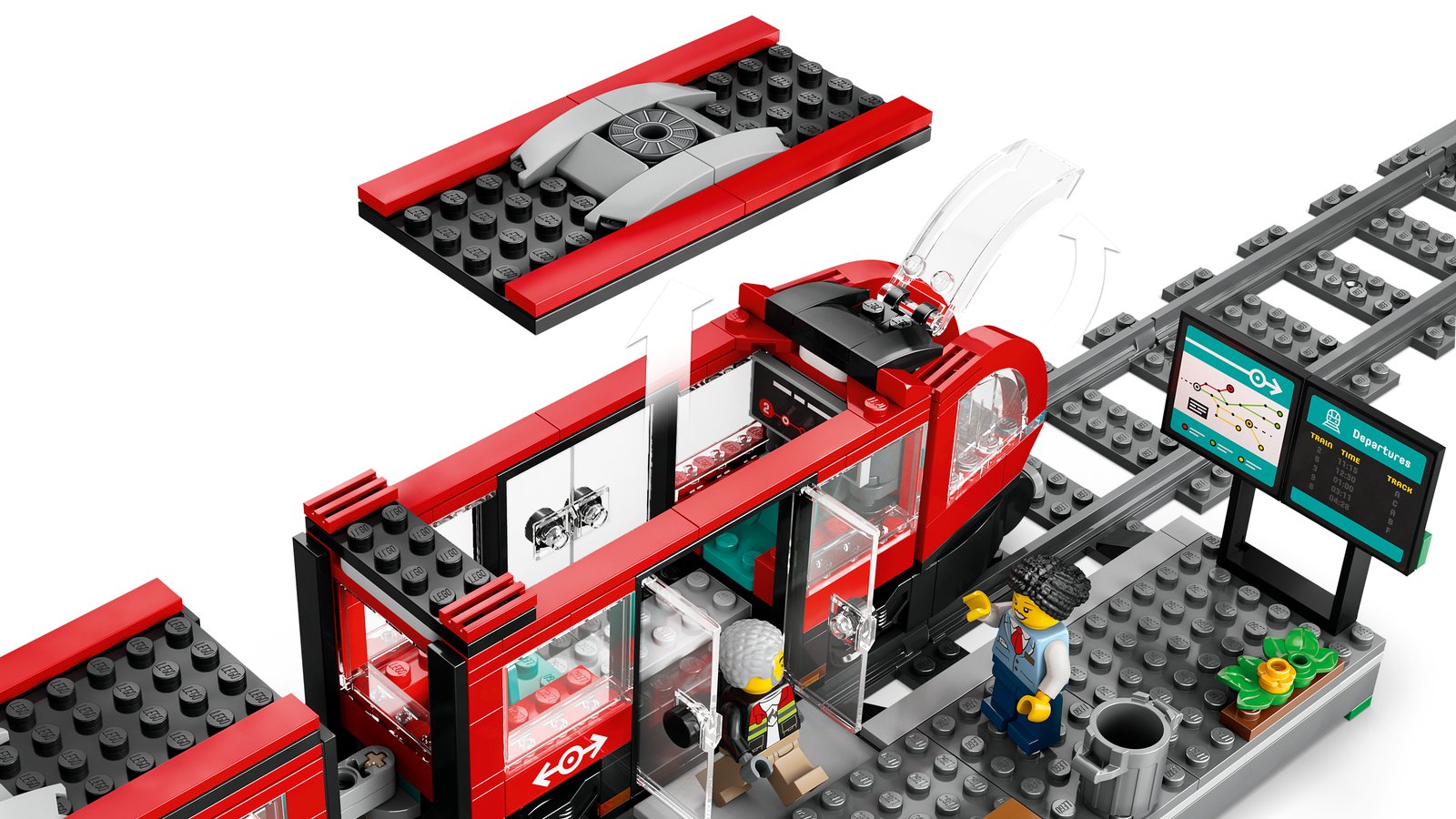LEGO 60423 LEGO® City 60423 - Straßenbahn mit Haltestelle – Detailansicht 4