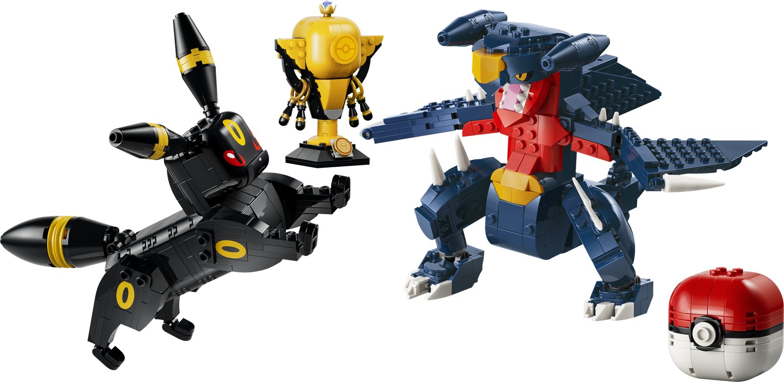 LEGO 72165 LEGO® Pokémon™ 72165 - SMART Play™: Nachtaras und Knakracks Duell um die Meisterschaft – Produktfoto