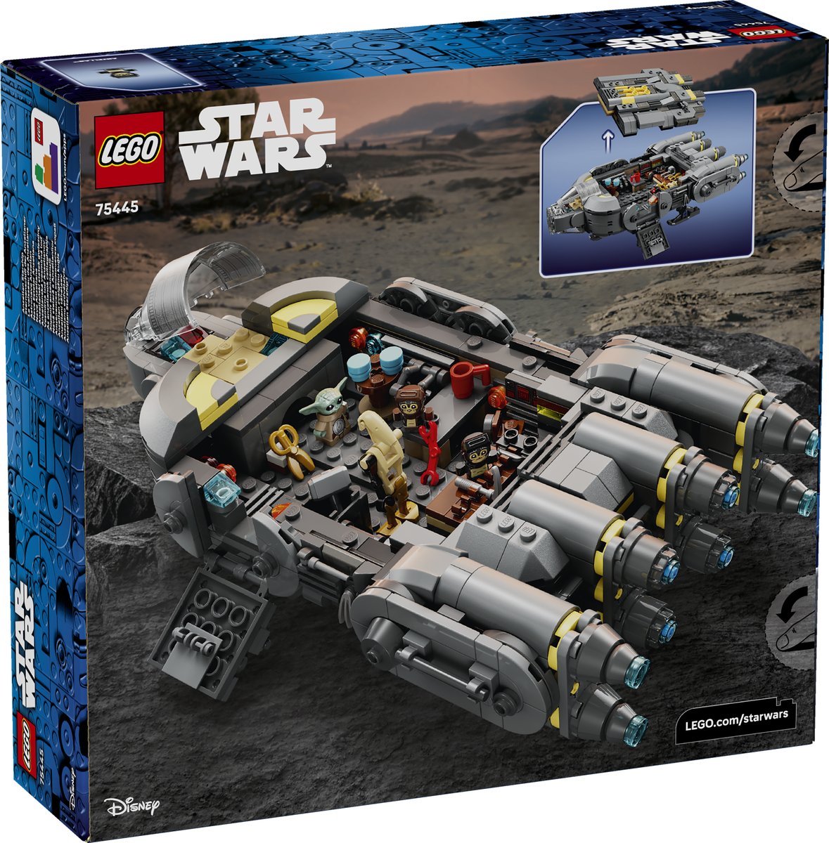 LEGO 75445 LEGO® Star Wars™ 75445 - Sternenschiff der Anzellaner – Verpackung hinten