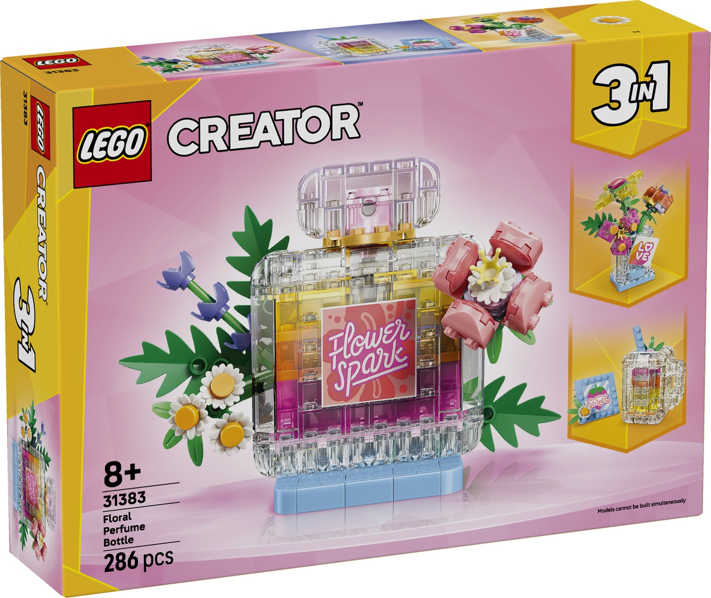 LEGO 31383 LEGO® Creator 31383 - Parfümflasche mit Blumendeko – Verpackung vorne