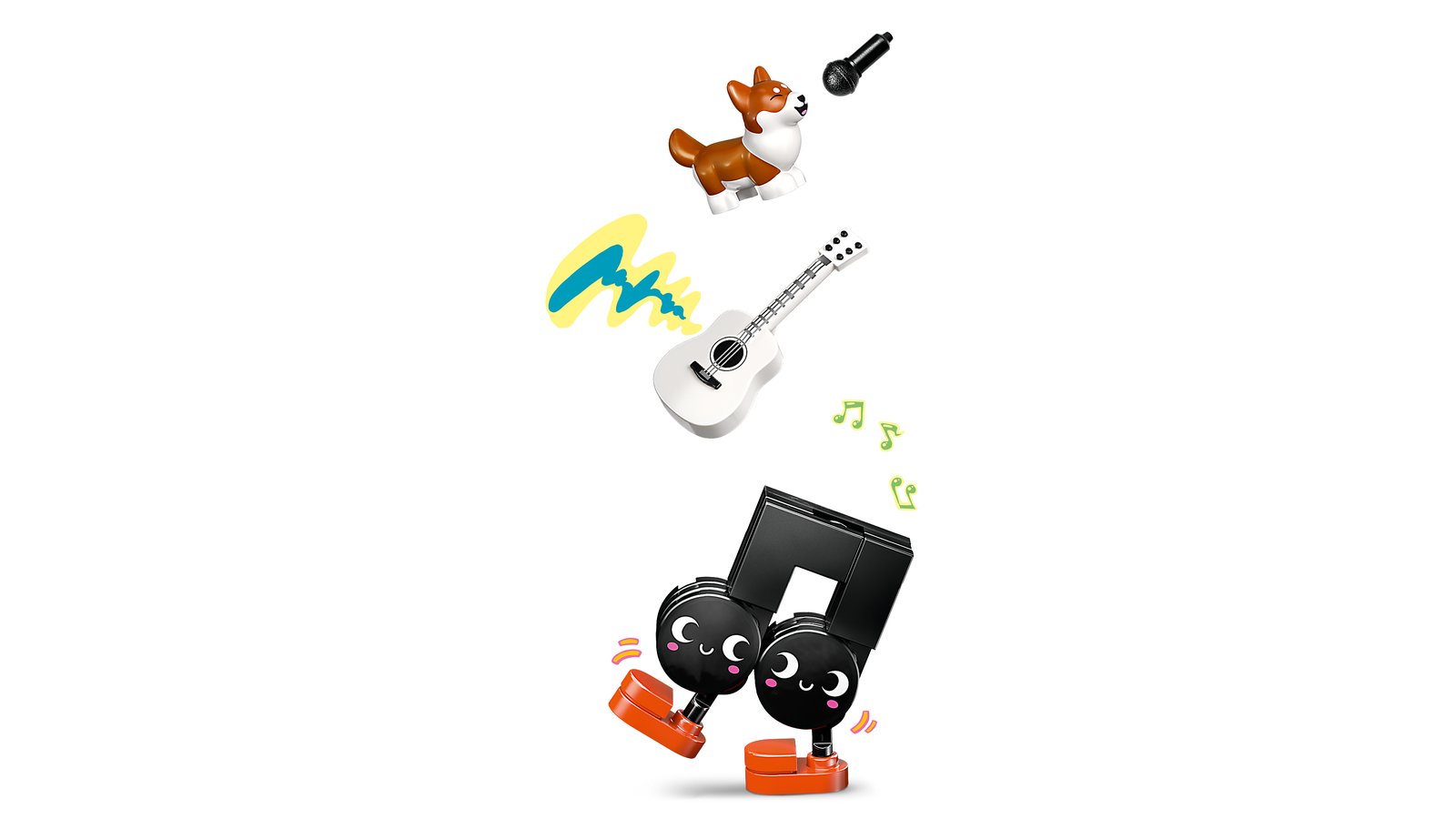 LEGO 42653 LEGO® Friends 42653 - Musikladen & Wohnung – Detailansicht 1