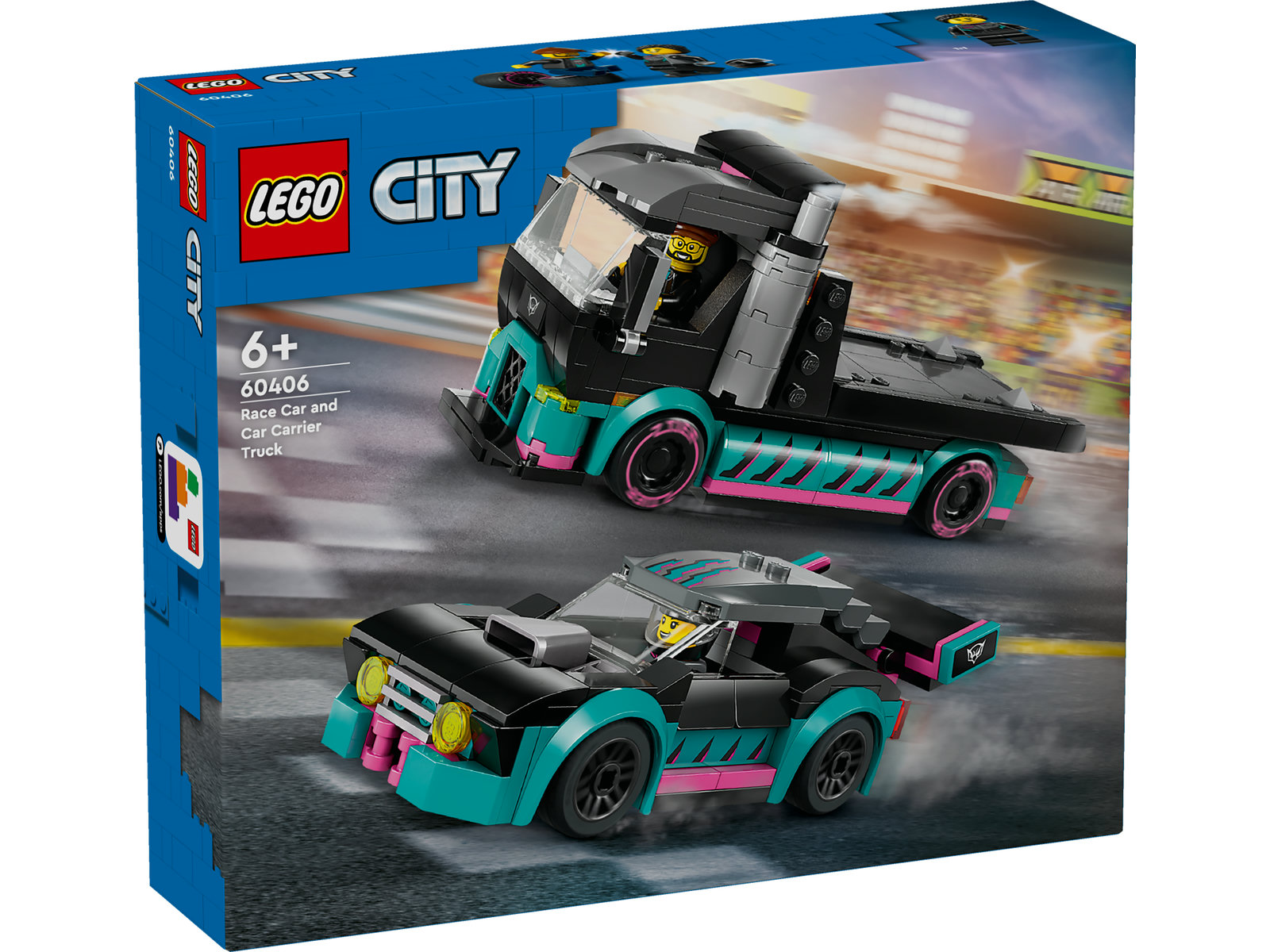 LEGO® City 60406 - Autotransporter mit Rennwagen