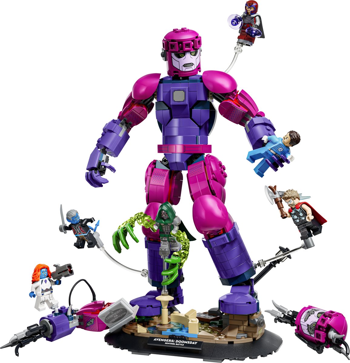 LEGO 76348 LEGO® Super Heroes Marvel 76348 - Legendärer Showdown: Avengers: Doomsday – Produktfoto