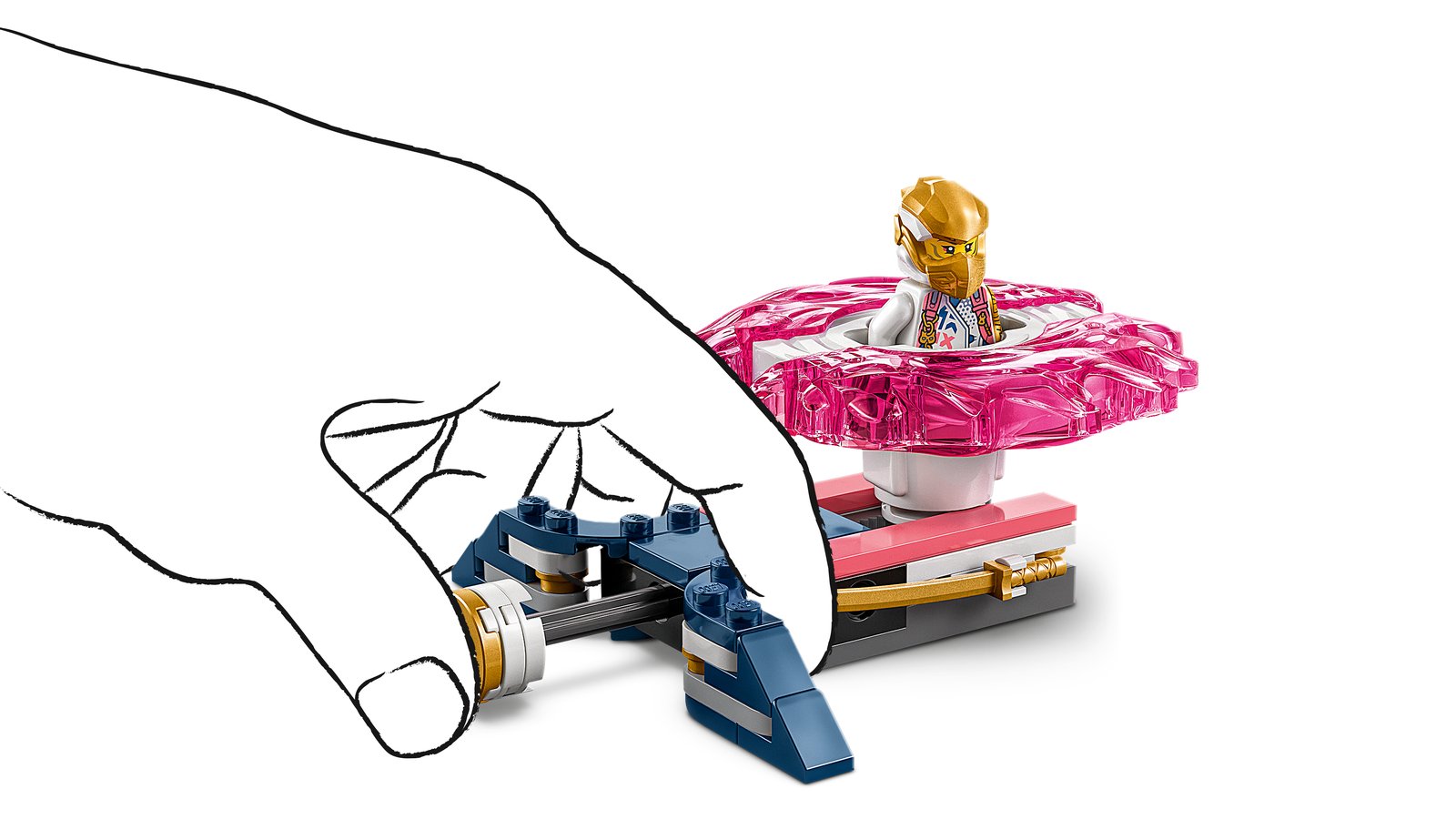 LEGO 71824 LEGO® Ninjago 71824 - Soras Drachen-Spinjitzu-Spinner – Detailansicht 2