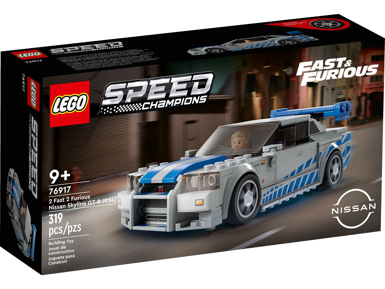 LEGO® Speed Champions 76917 - Nissan Skyline GT-R (R34)