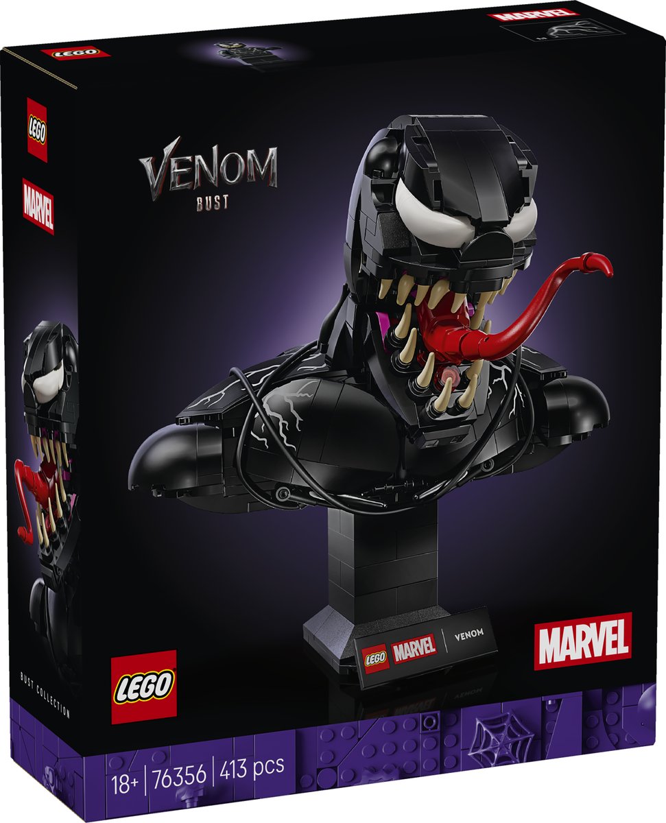 LEGO 76356 LEGO® Super Heroes Marvel 76356 - Venom-Büste – Verpackung vorne