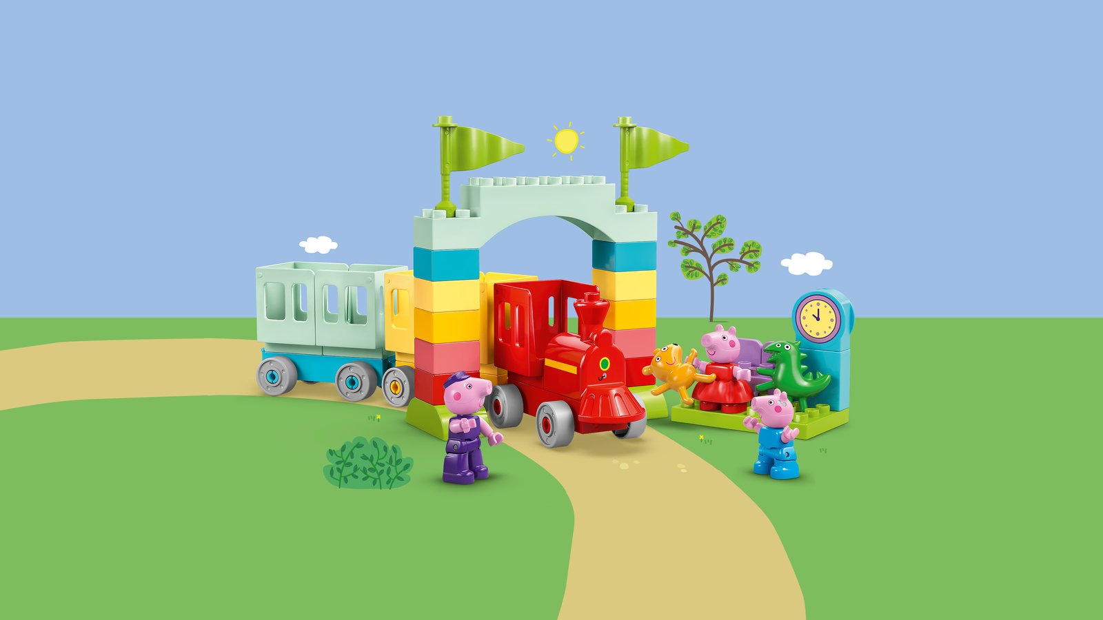 LEGO 10466 LEGO® DUPLO® Peppa Wutz 10466 - Zugfahrt mit Opa – Primäres Produktbild