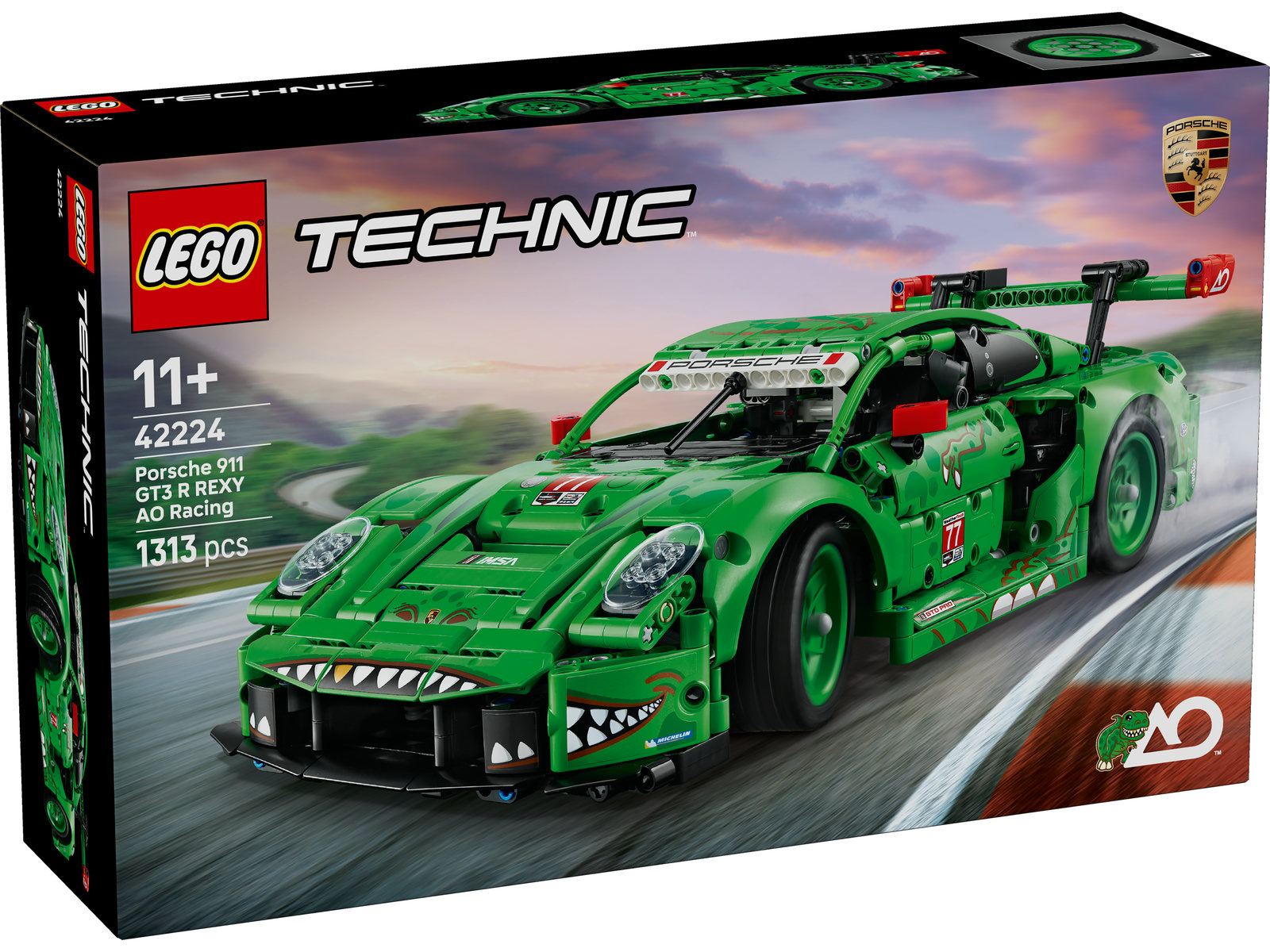 LEGO® Technic 42224 - Porsche 911 GT3 R REXY AO Racing Rennwagen