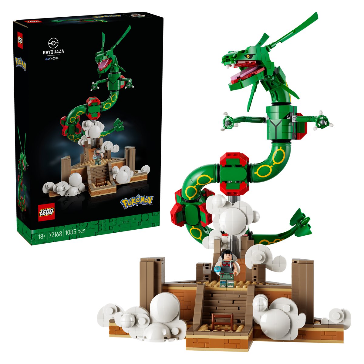 LEGO 72168 LEGO® Pokémon™ 72168 - Rayquaza – Box & Produkt